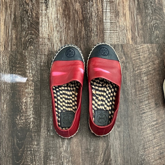 Tory Burch Red and Black Espadrilles - Picture 2 of 4